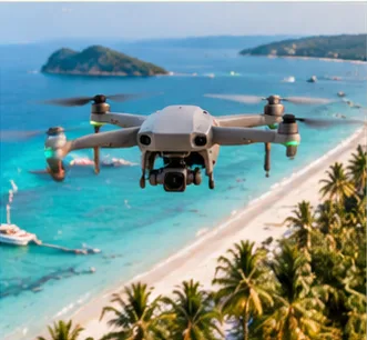 Drone coverage for a wedding